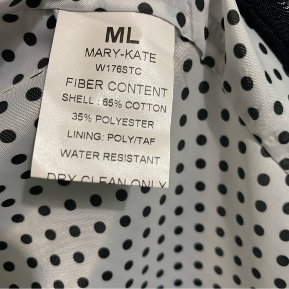 Denim Double Breasted Trench Coat Sz ML NWT by Sterlingwear of Boston - Picture 9 of 16